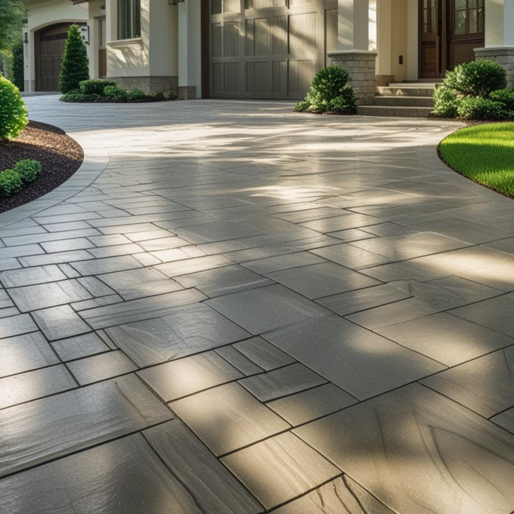 Expert Imprinted Concrete Driveway in Neston